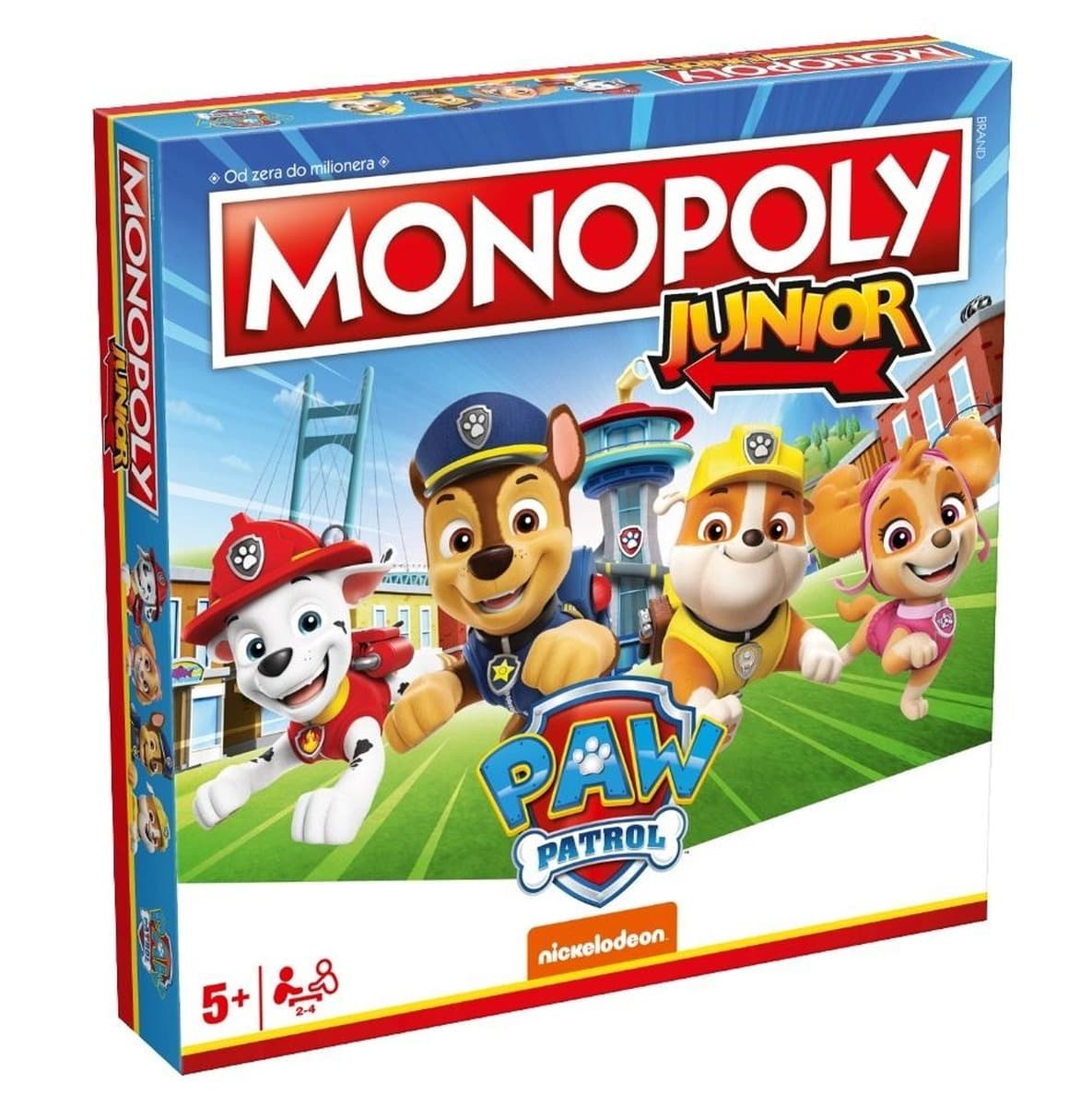 Gra planszowa Monopoly Junior Psi Patrol dla dzieci