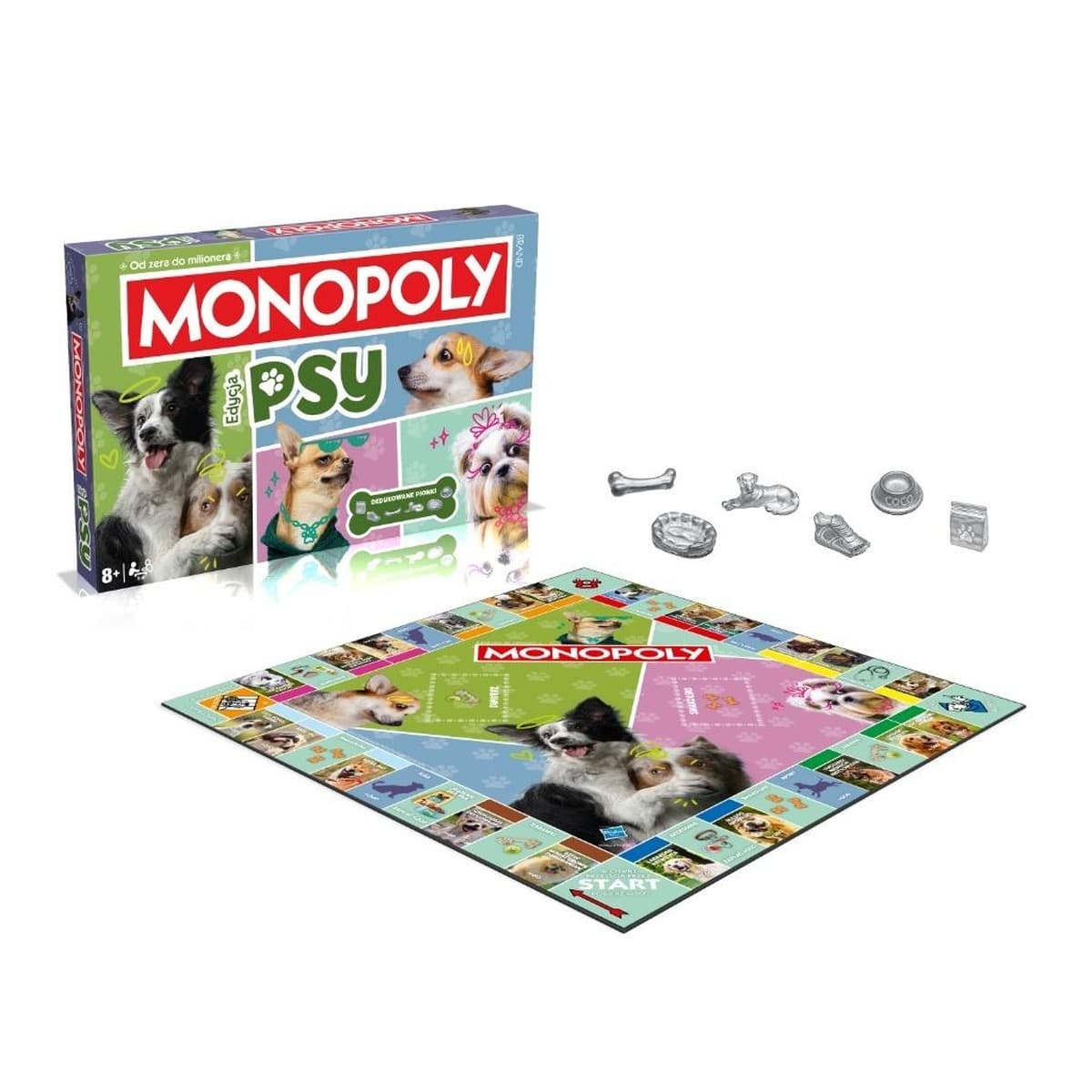 Gra planszowa Monopoly Psy Edycja 2025 dla 2-6 graczy