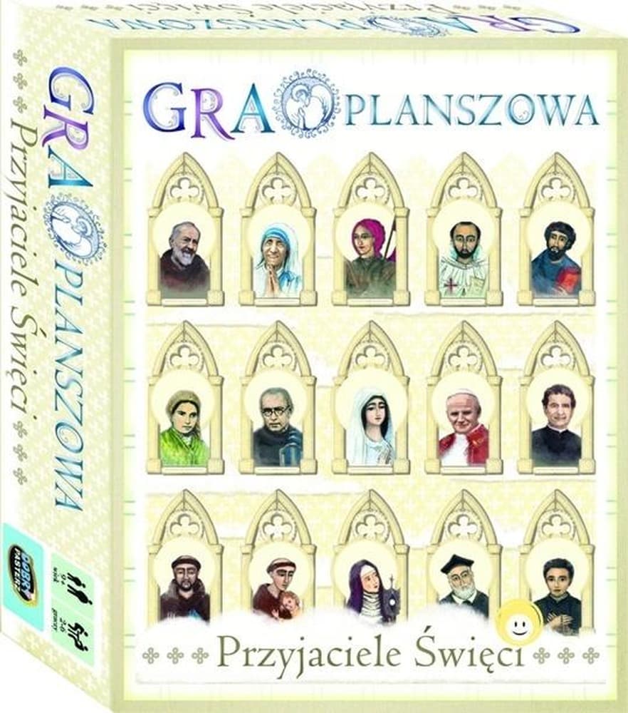 Gra planszowa przybliżająca sylwetki świętych