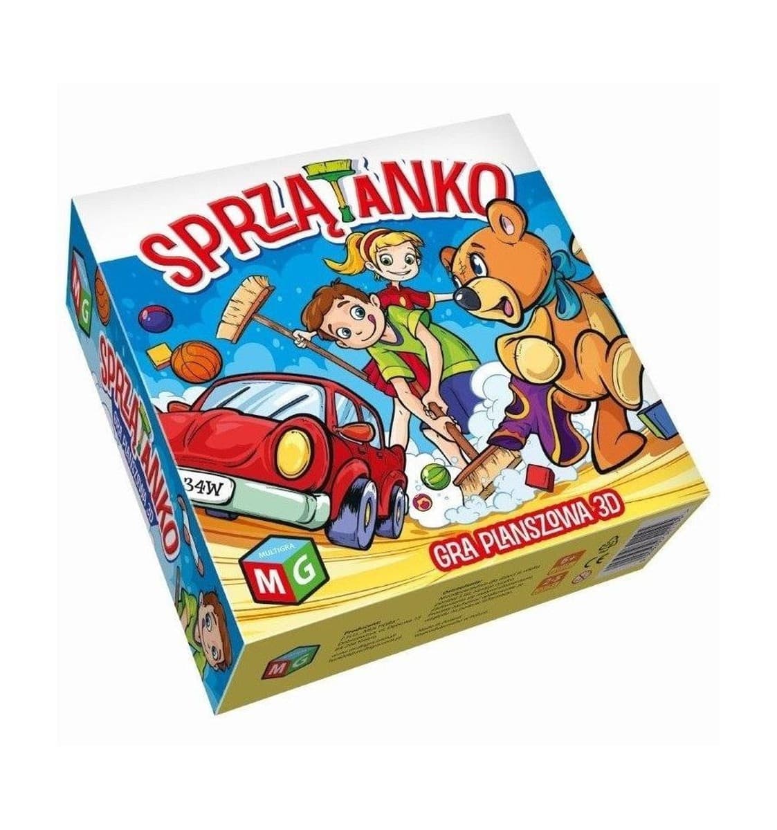 Gra planszowa Sprzątanko 3D dla 2-5 graczy od 6 lat