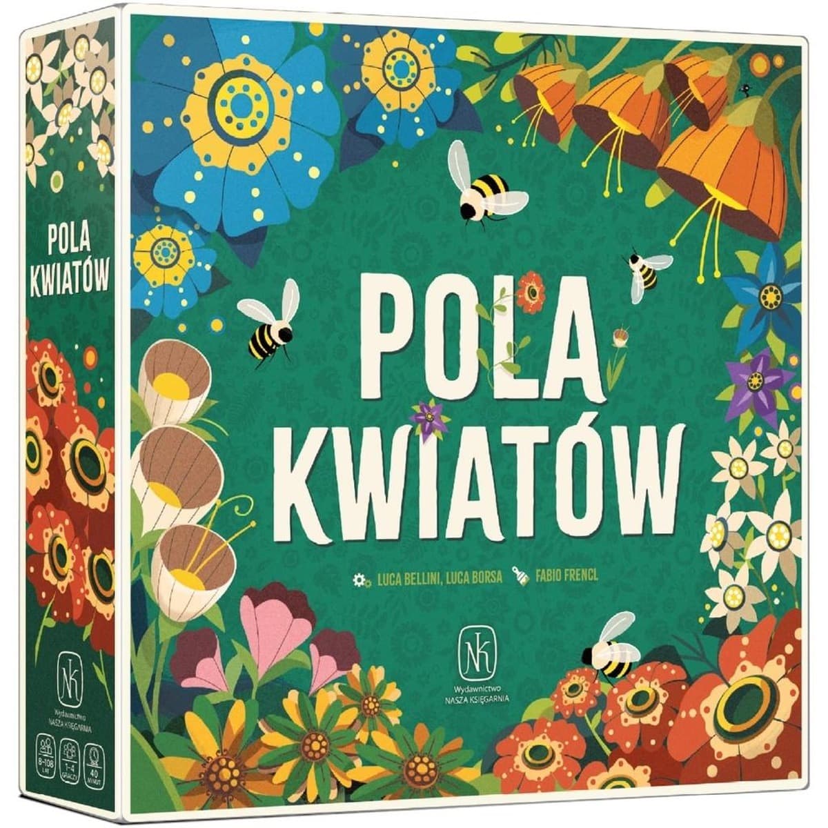 Gra Pola Kwiatów z Pszczółkami Kafelkowa