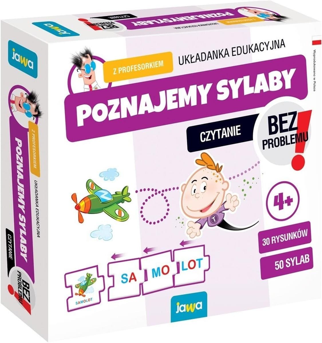 Gra Poznajemy Sylaby z Profesorkiem Układanka