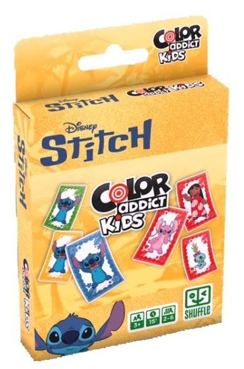 Gra Shuffle Color Addict Kids Stitch Cartamundi