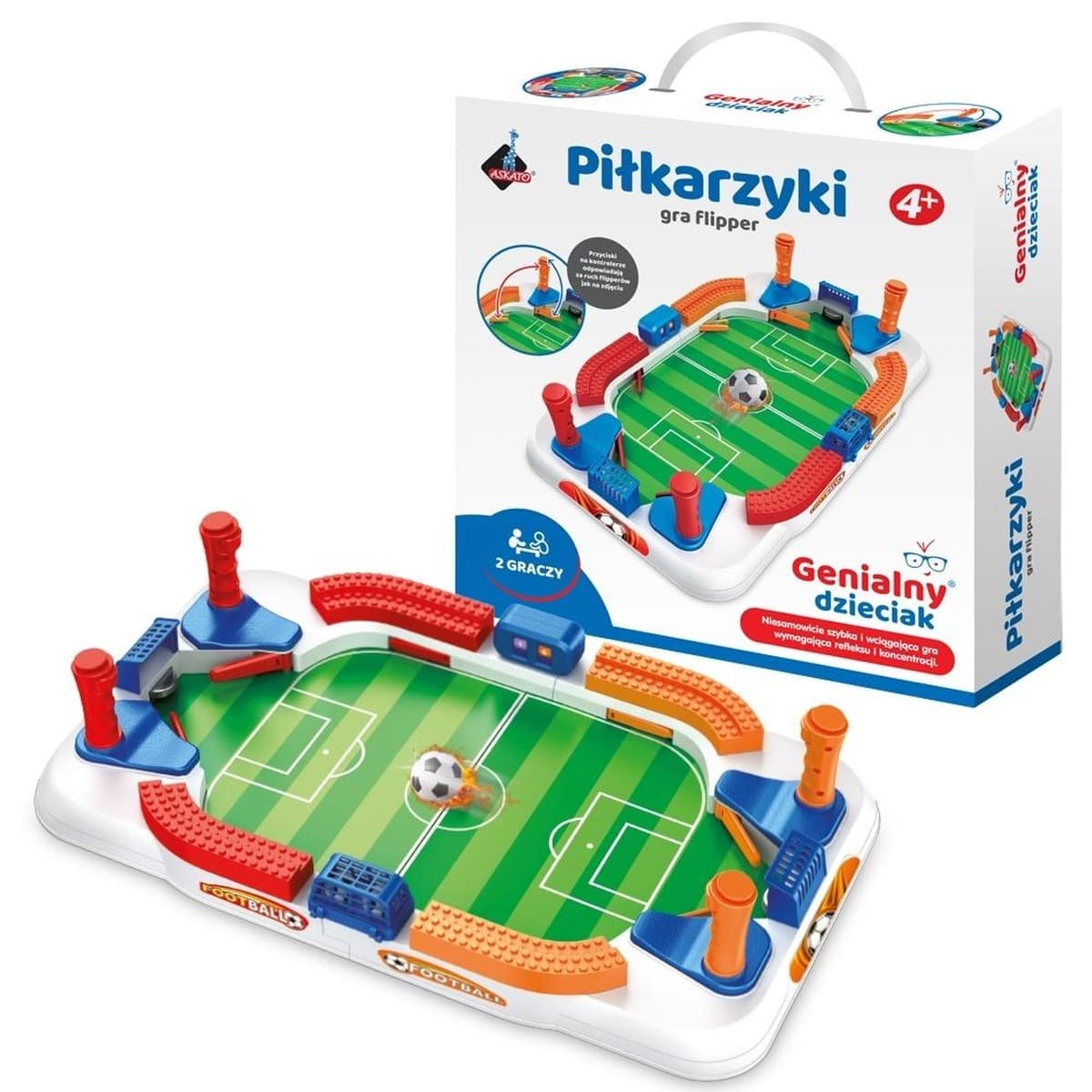 Gra zręcznościowa Piłkarzyki Flipper dla dwóch osób