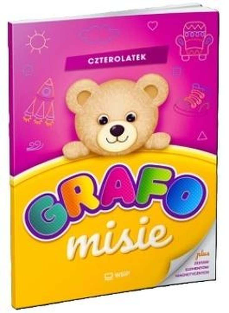 GRAFOmisie Czterolatek Zestaw do ćwiczeń grafomotorycznych