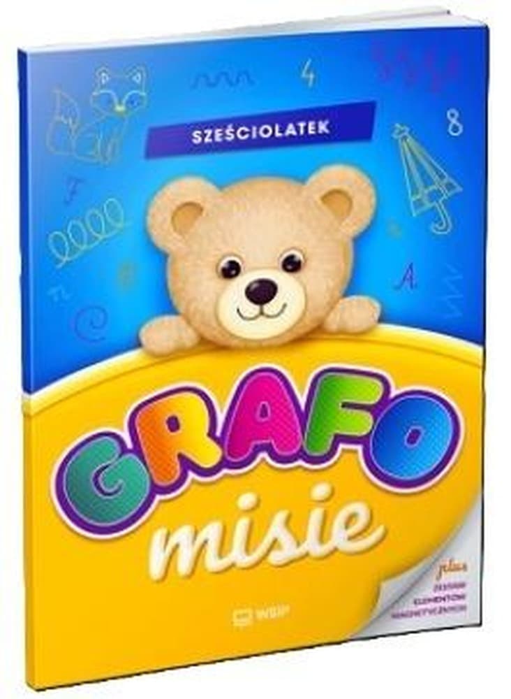 GRAFOmisie Sześciolatek - książka wspierająca rozwój grafomotoryczny