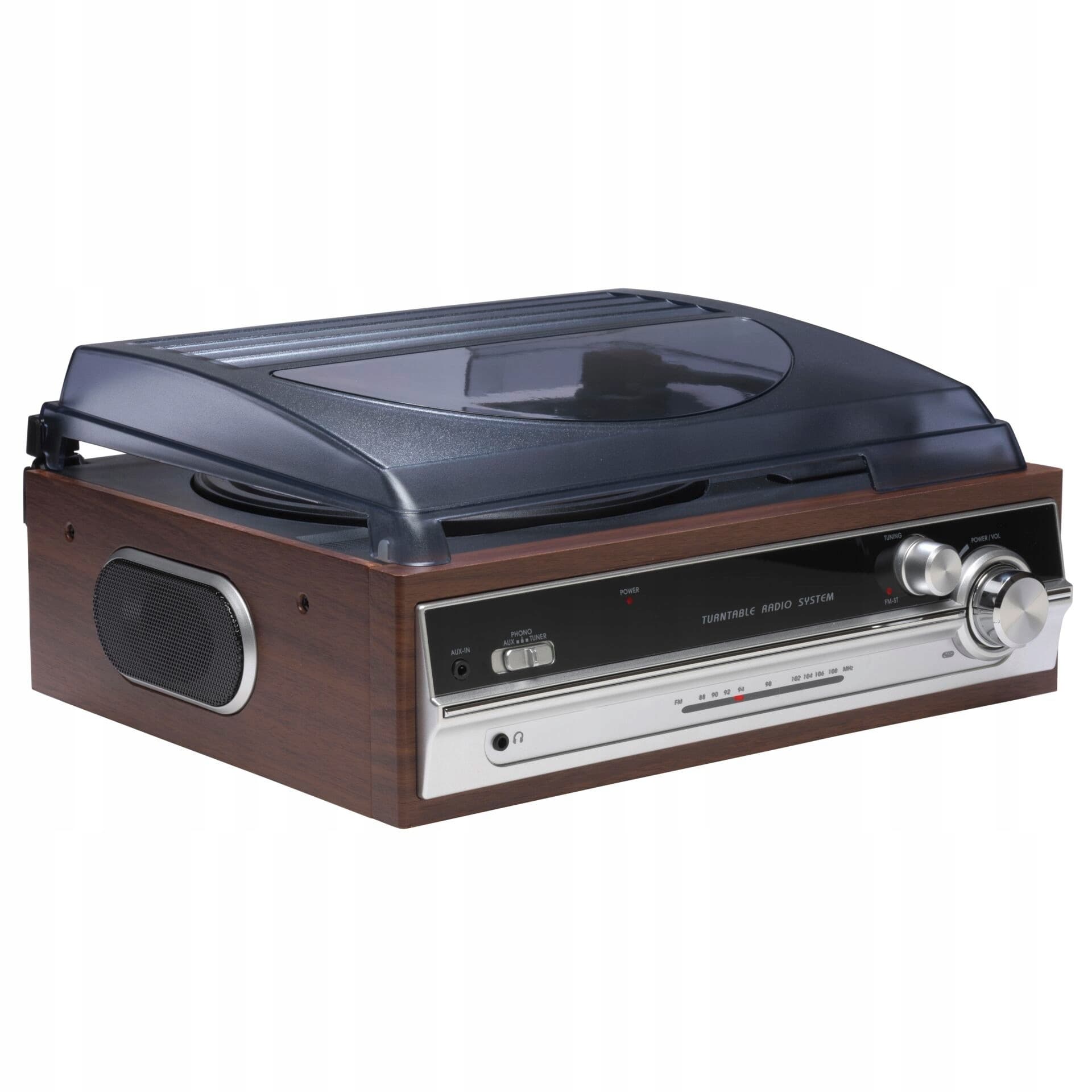 Denver Gramofon Retro z Radiem i Głośnikami