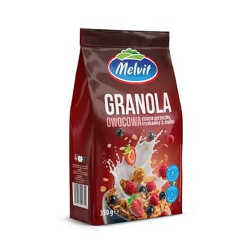 Granola owocowa z liofilizowanymi owocami 350 g