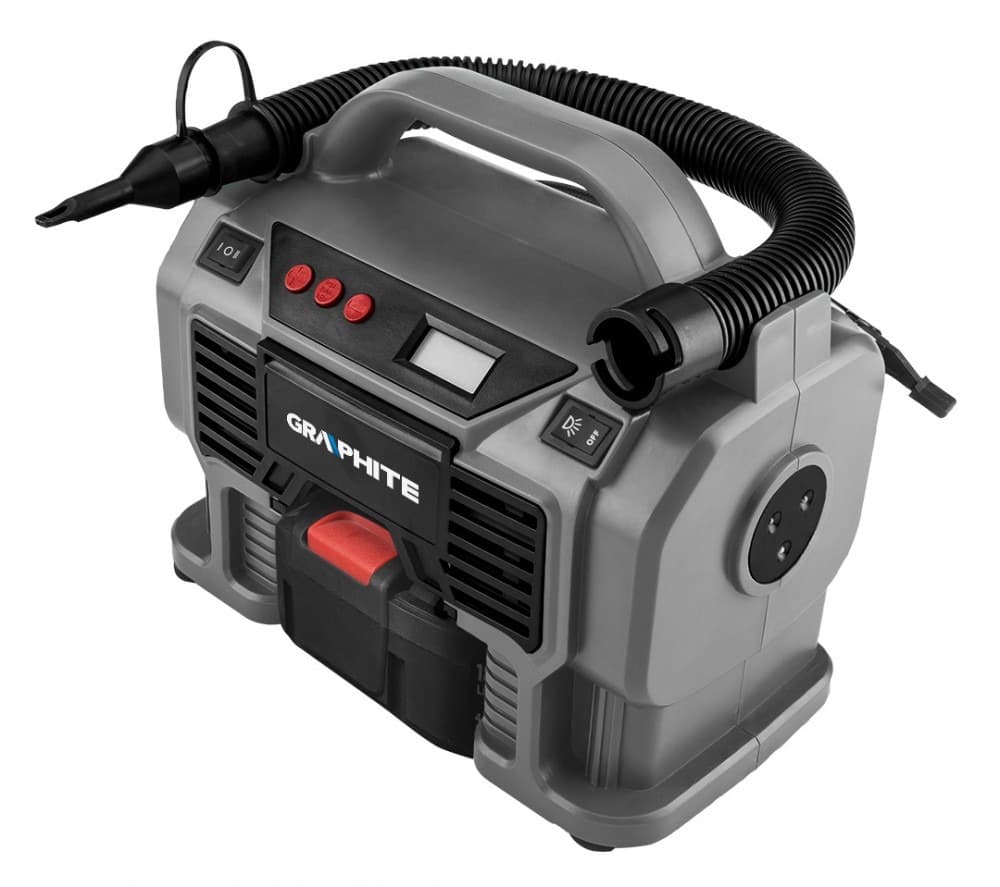 Graphite Energy+ 18 V kompresor akumulatorowy bez akumulatora