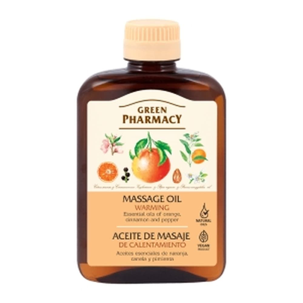 Green Pharmacy Olejek do masażu Rozgrzewający 200 ml