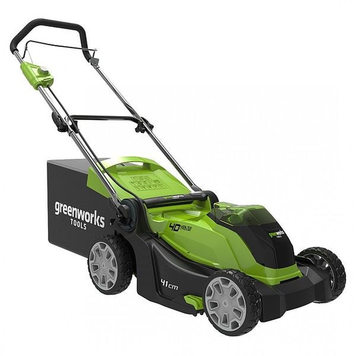 GREENWORKS G40LM41K4 Kosiarka Akumulatorowa 40V 41cm + Akumulator 4Ah i Ładowarka