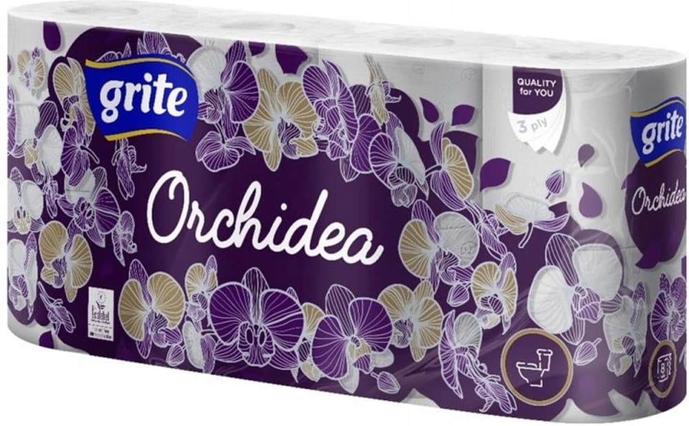 Grite Orchidea papier toaletowy 8 rolek