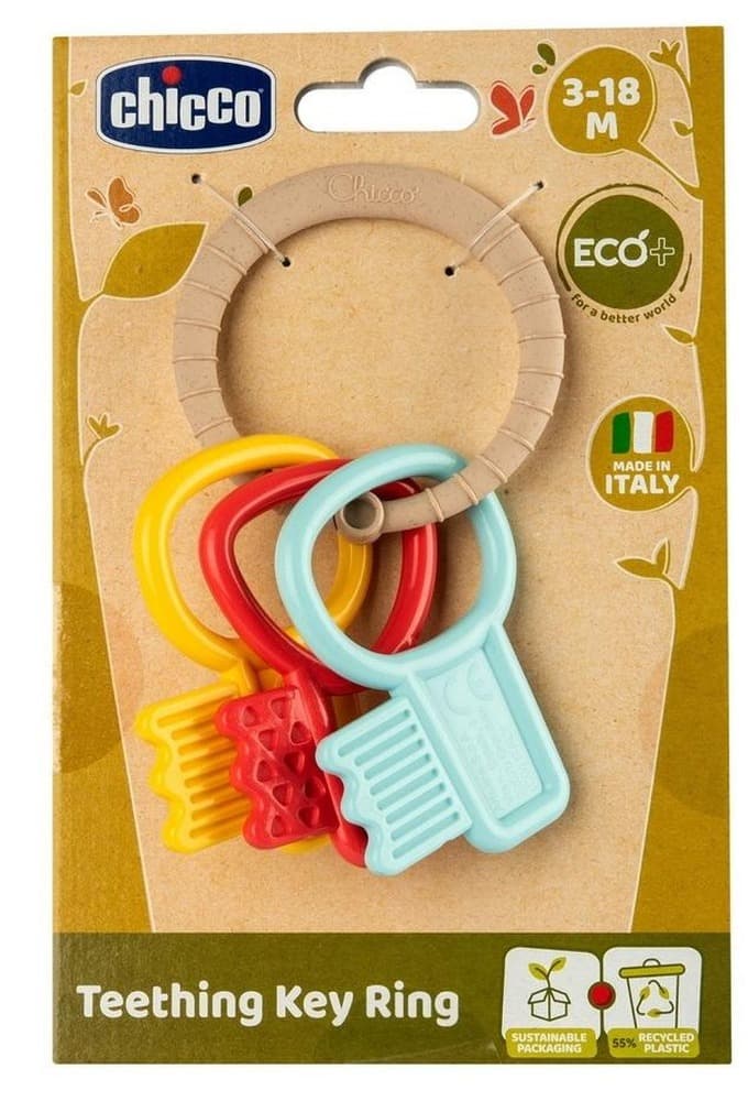 Grzechotka klucze Eco+ dla niemowląt 3-18 m Chicco