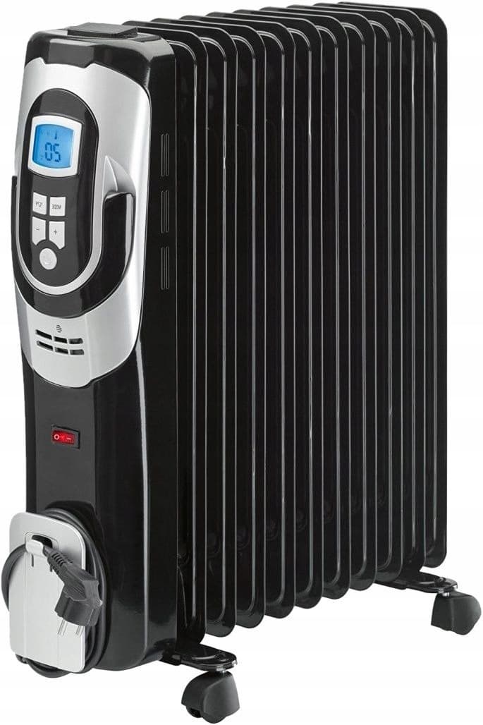 Grzejnik olejowy 9 żeberek z wyświetlaczem LCD 2000W