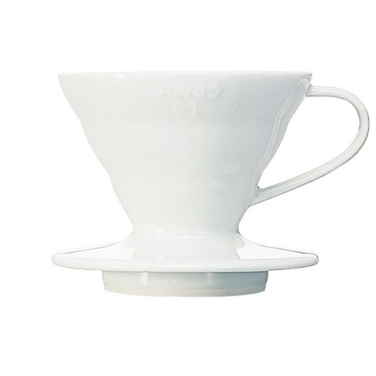 Hario V60-01 ceramiczny drip biały