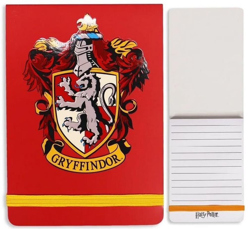 Harry Potter Notatnik z gumką linia Herb Gryffindor