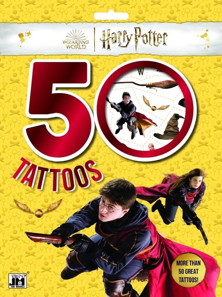 Harry Potter Zestaw tatuaży 50 szt. dla dzieci