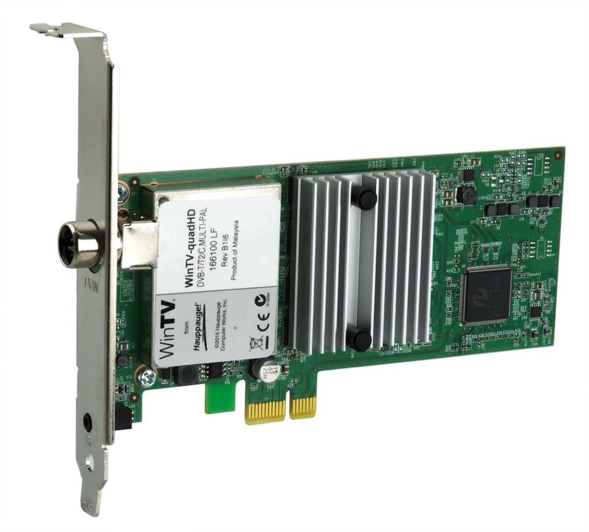 Hauppauge TV-Tuner WinTV quadHD DVB-C DVB-T2/T PCIe Low Profile