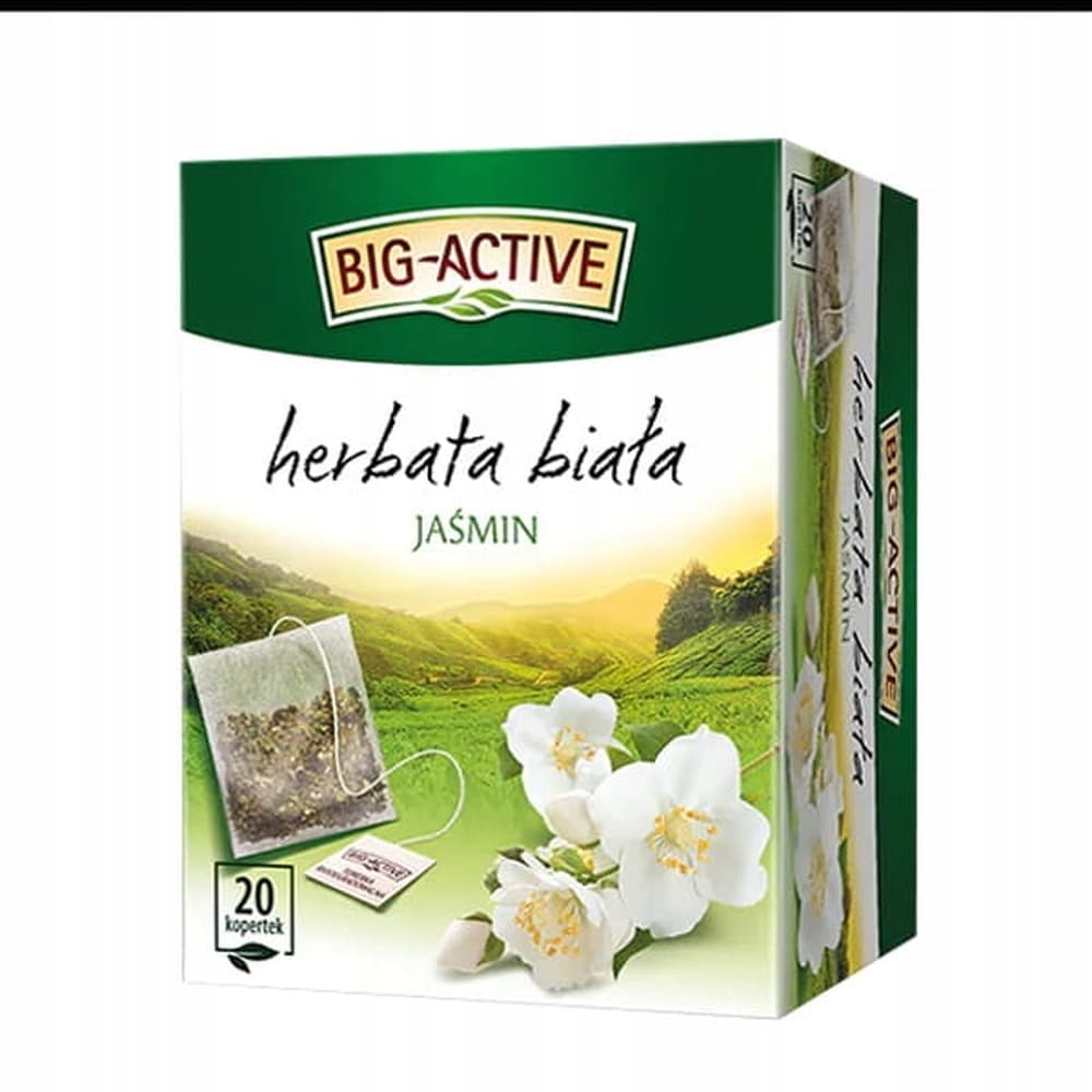 Big-Active Herbata Biała z Jaśminem (20 torebek x 1,5g)