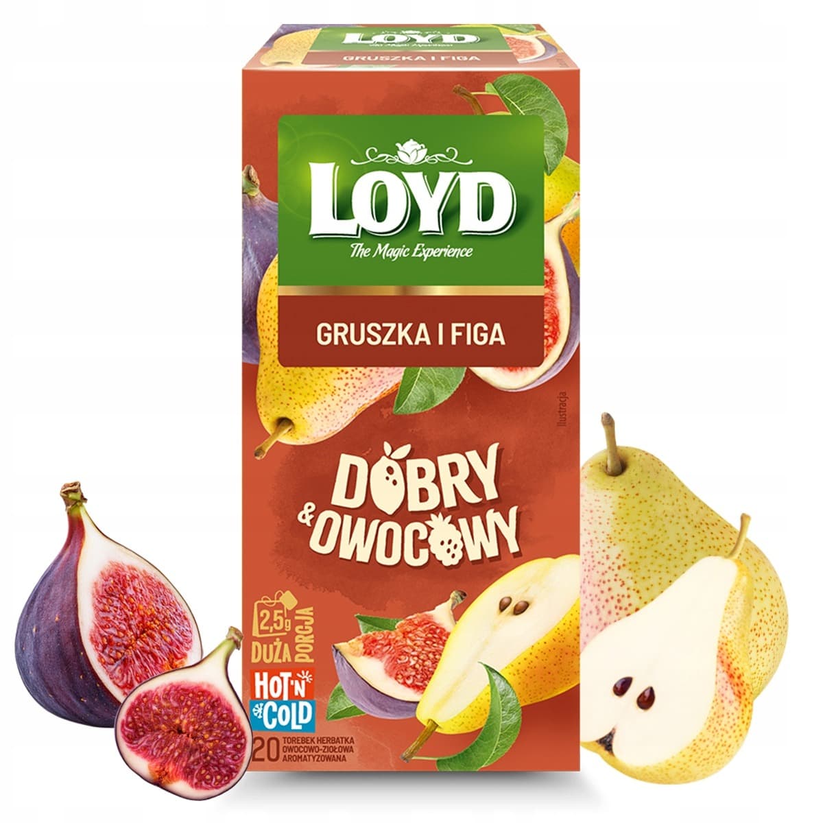 Loyd herbata o smaku gruszka i figa 20 x 2,5g