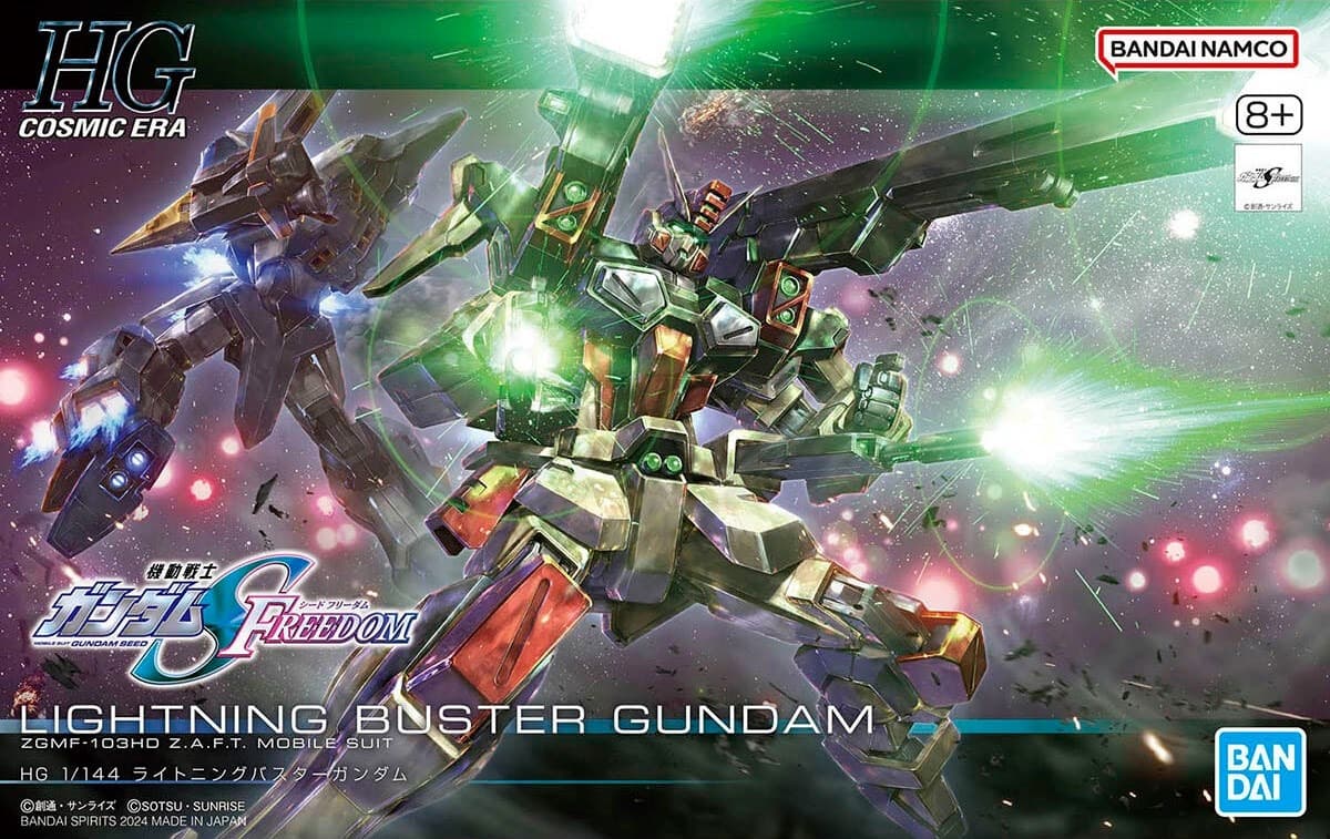HGCE 1/144 Lightning Buster Gundam model do składania