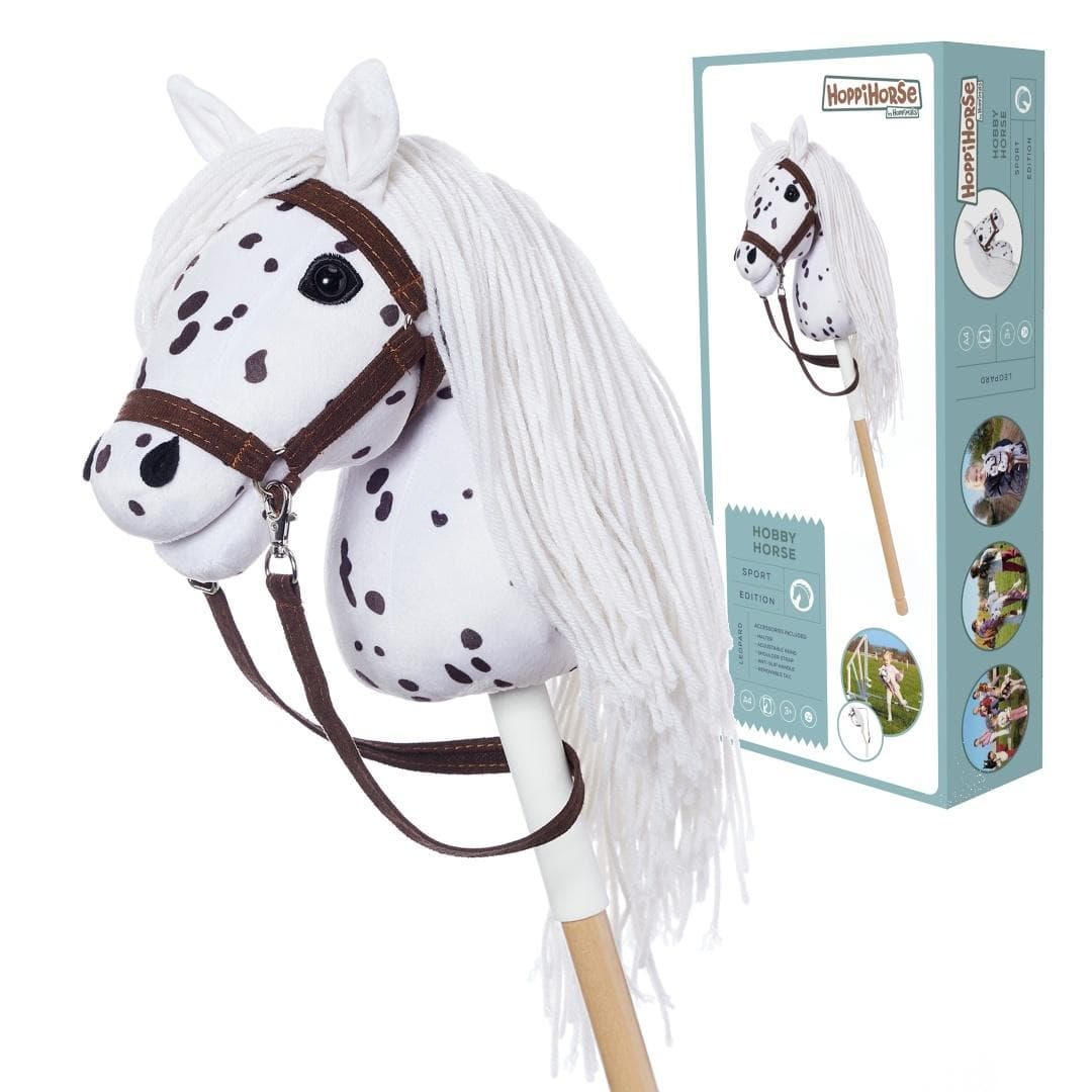 Hobby Horse A4 biały z akcesoriami Snibbs