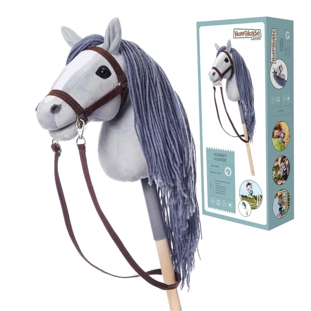 Hobby Horse Hoppihorse Sport Edition szary 279x613 mm