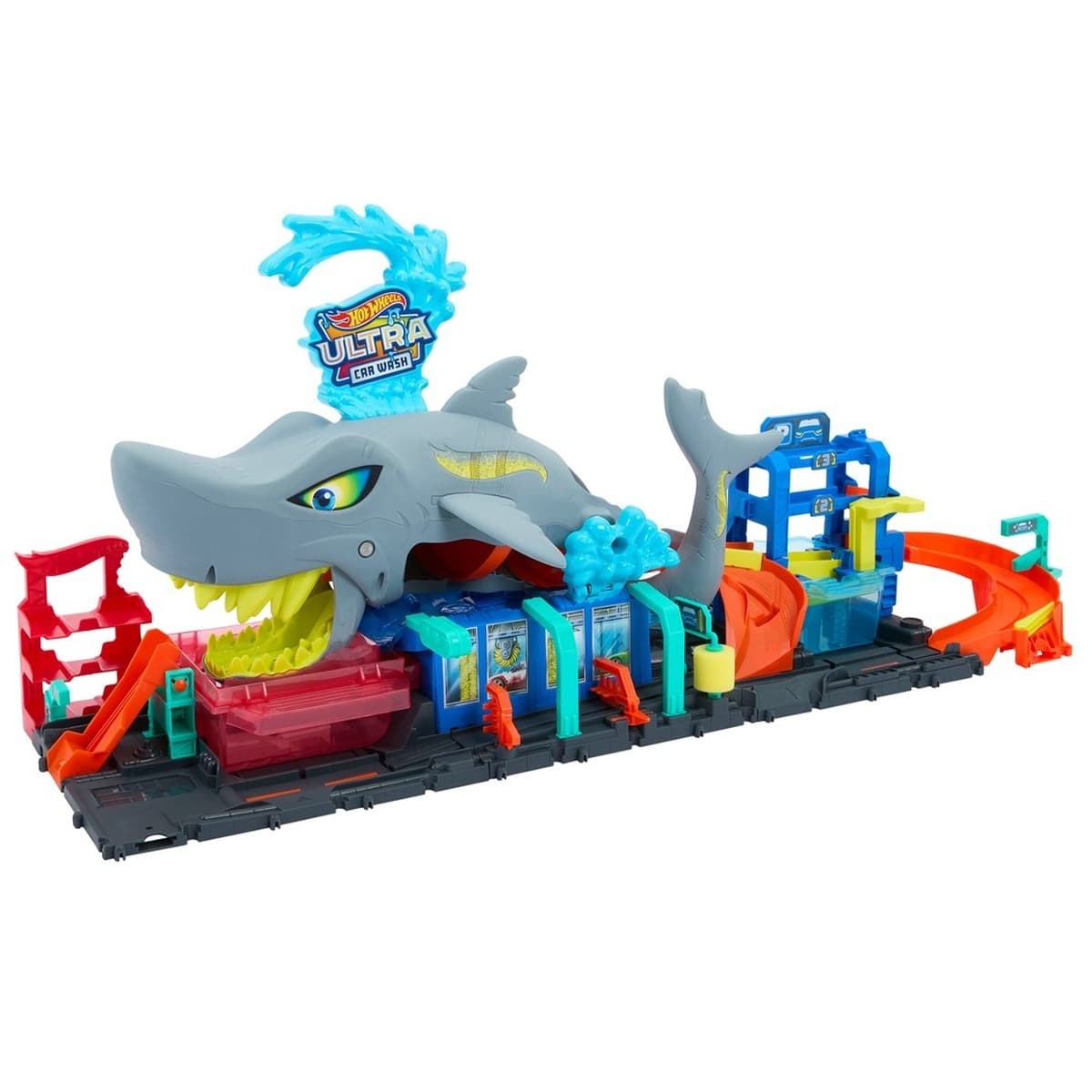 Hot Wheels City Ultra Myjnia Rekina Zestaw do Zabawy