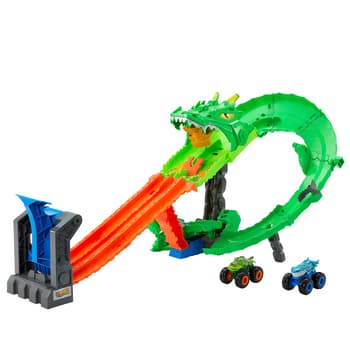 Hot Wheels Monster Trucks Smoczy Wyścig