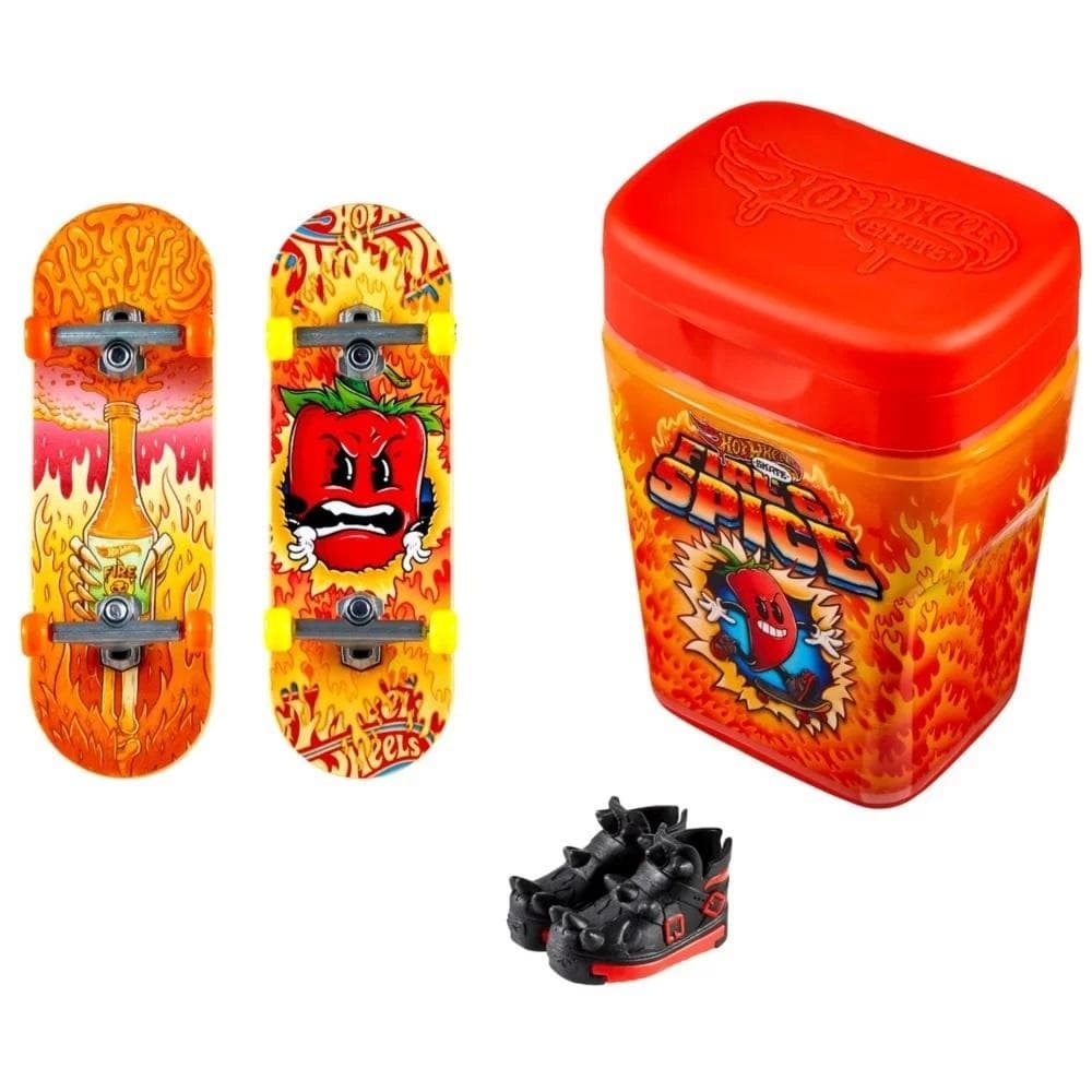 Hot Wheels Skate Deskorolki z Butami na Palce 2 sztuki