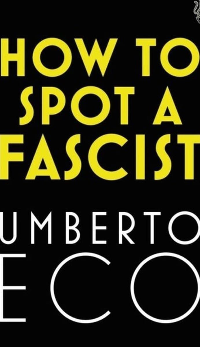 How to Spot a Fascist wer. angielska