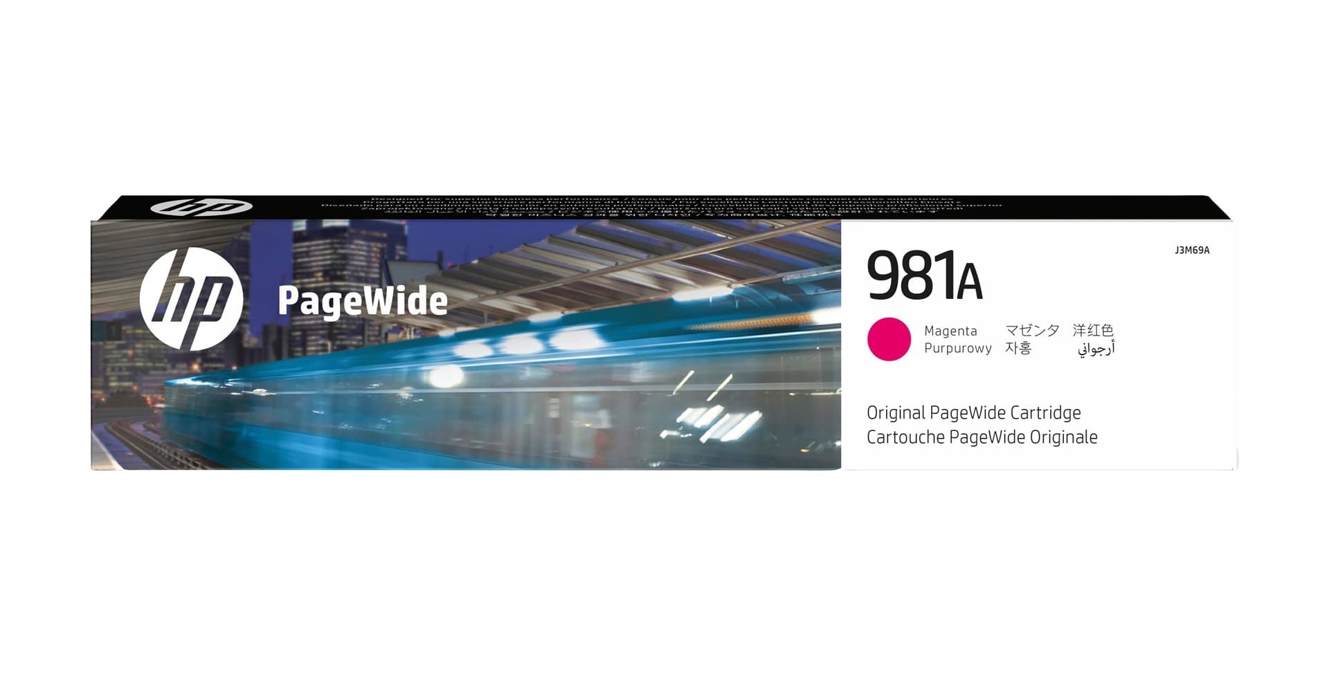 Oryginalny purpurowy wkład atramentowy HP 981A PageWide