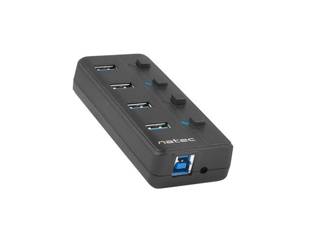 Hub USB 3.0 NATEC Mantis 2 4 porty czarny