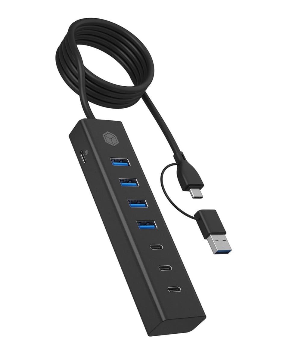 Hub USB 3.2 Type-C/Type-A 7-Port IcyBox IB-HUB1737-C3