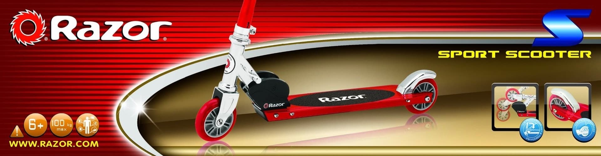 Hulajnoga sportowa Razor S czerwona