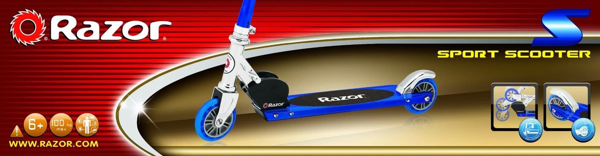 Hulajnoga sportowa Razor S niebieska