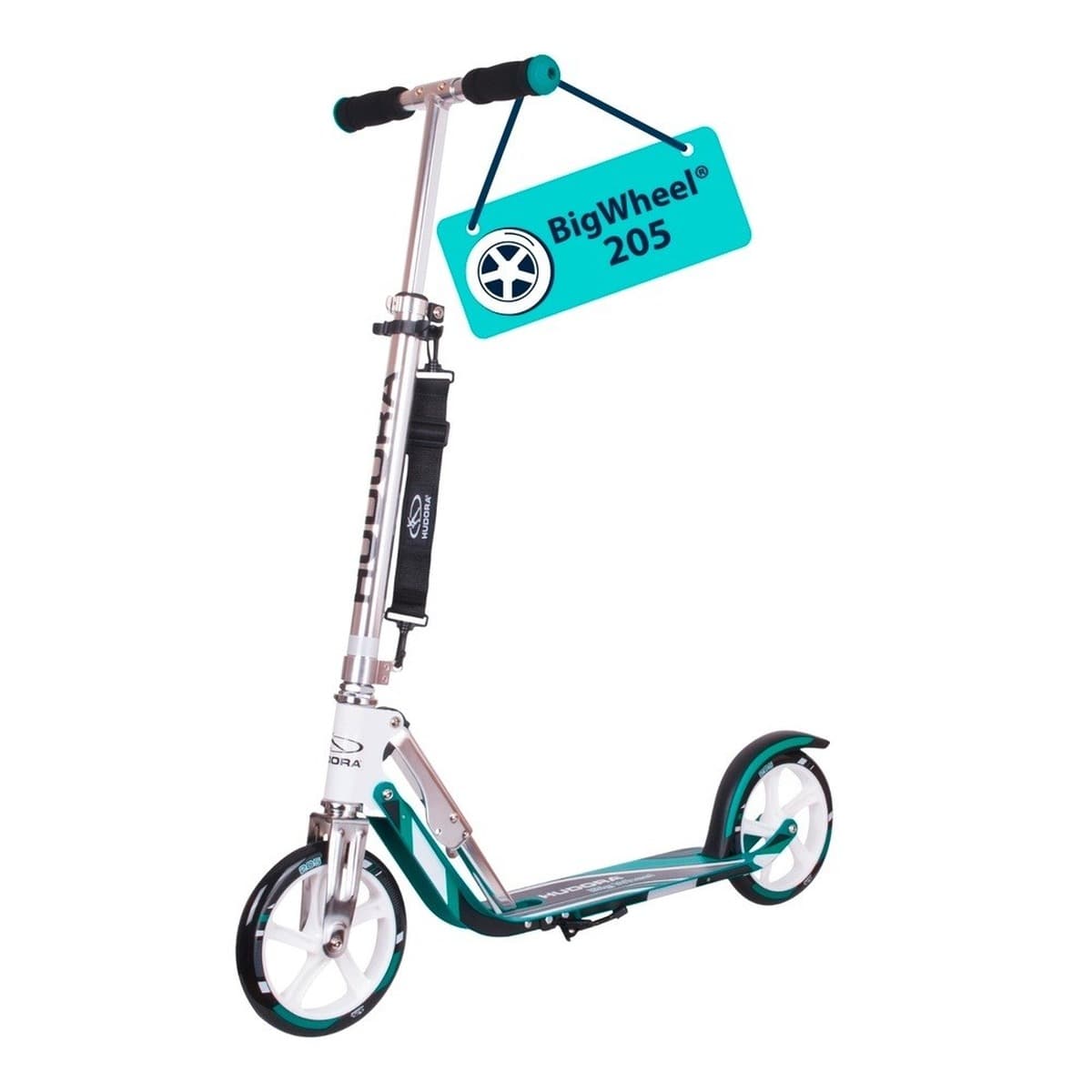 Hulajnoga wyczynowa Hudora BigWheel 205 turkusowa