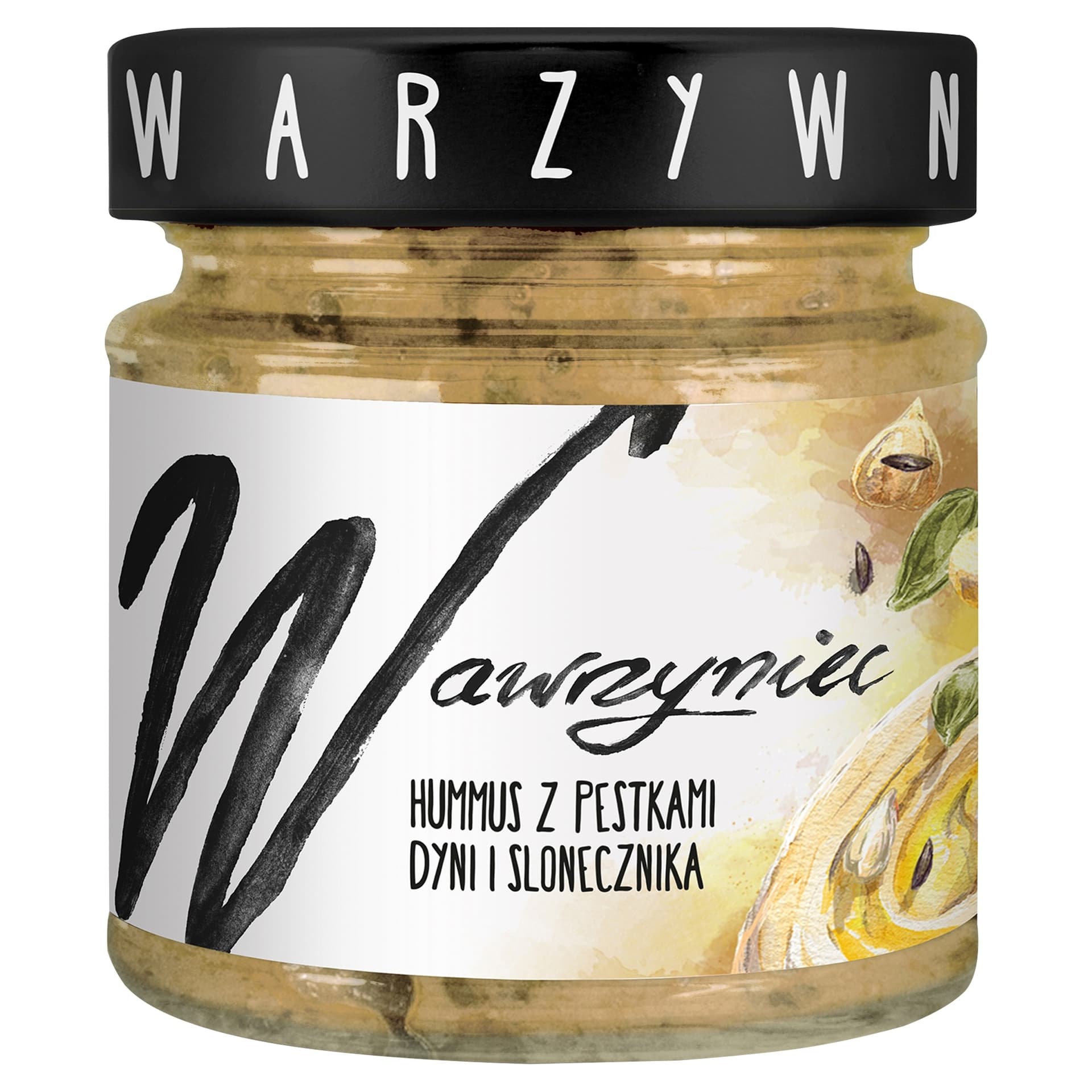 Pasta Warzywna. Wawrzyniec hummus z pestkami dyni i słonecznika 180g