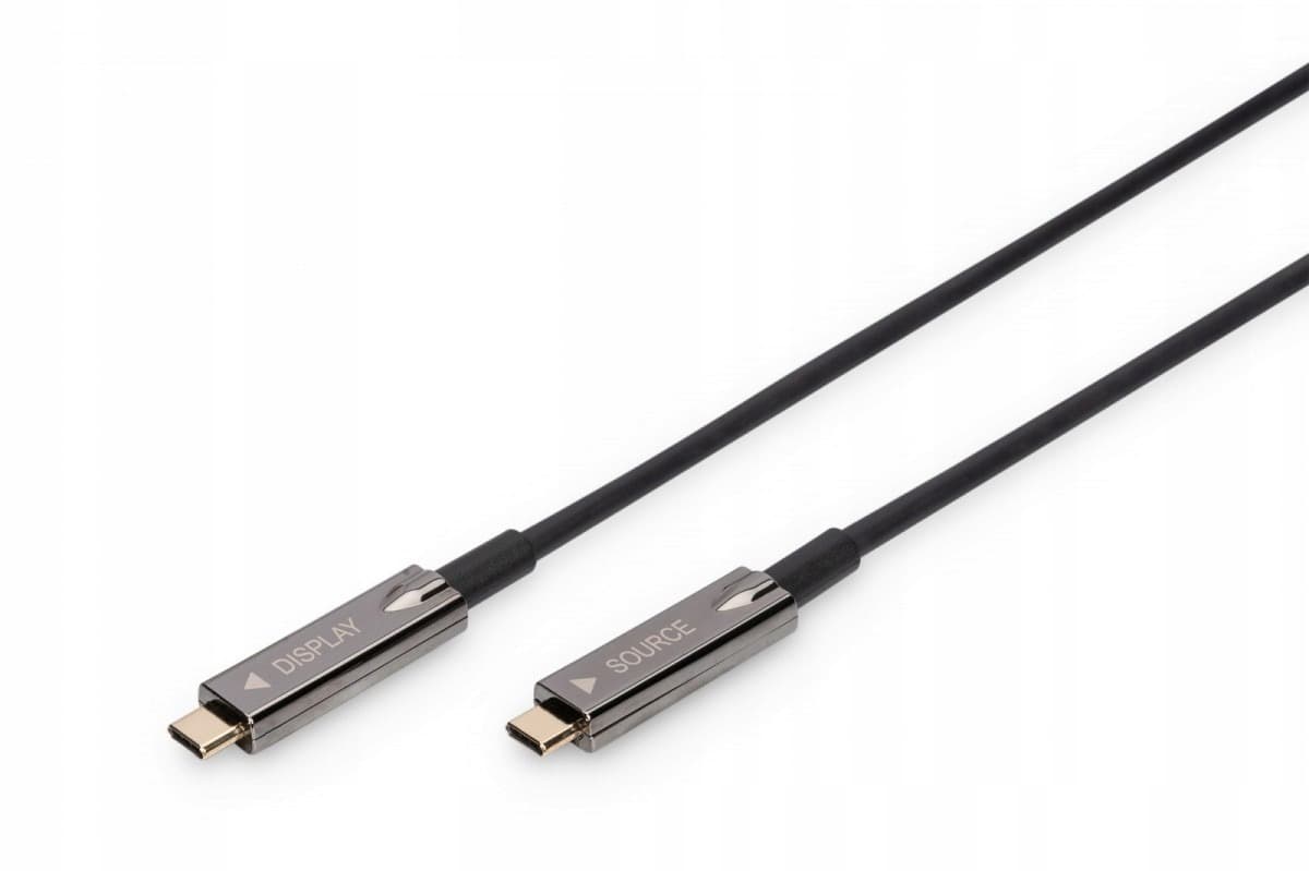 Hybrydowy Kabel Połączeniowy AOC USB 3.1 Typ C / USB Typ C 4K 60Hz 10m
