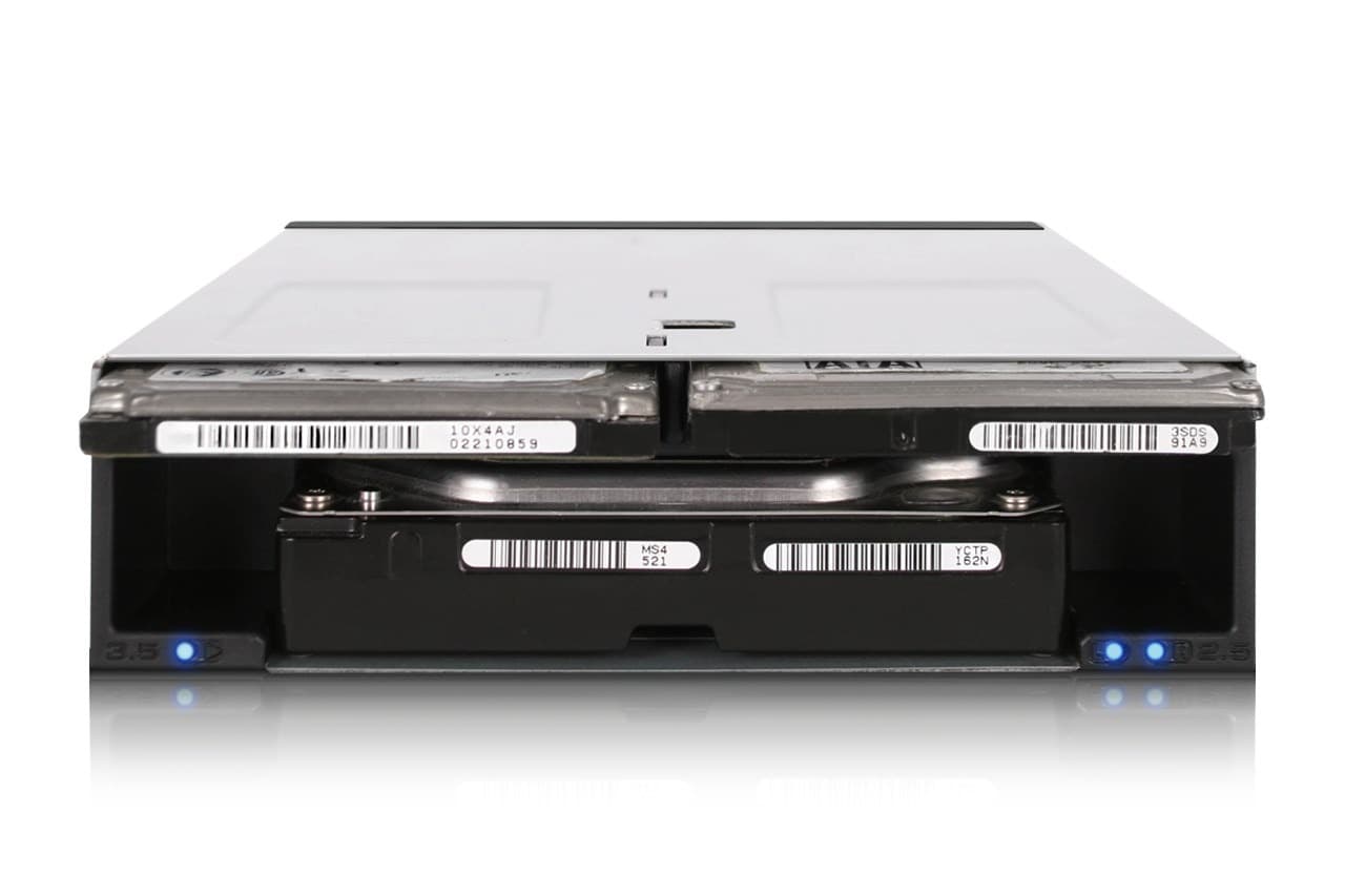 IcyDock FlexiDock - Stacja dokująca 2x 2.5" + 1x 3.5" SATA/SAS do zatoki 5.25"