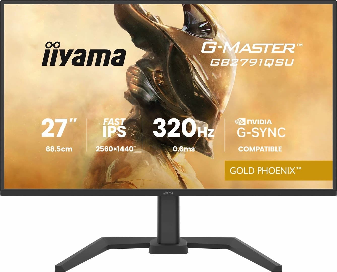 iiyama G-MASTER GB2791QSU-B1 27" Monitor Komputerowy Wide Quad HD Czarny