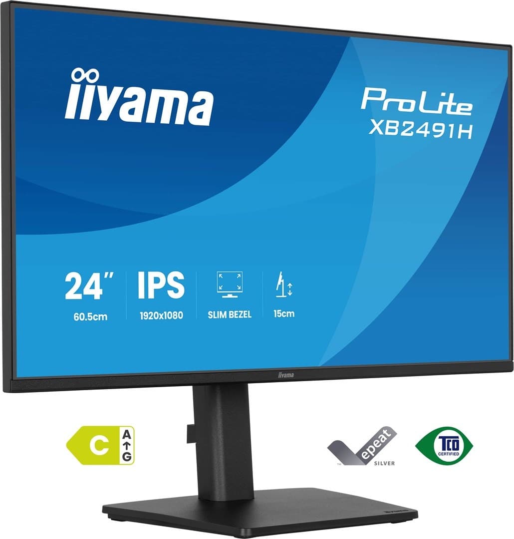 iiyama ProLite XB2491H-B1 23.8" Monitor Full HD IPS Czarny