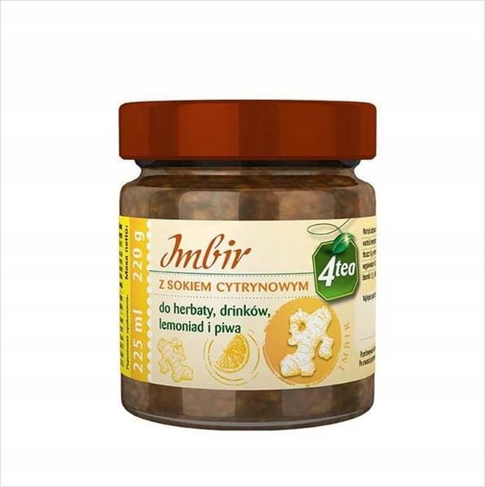 Imbir z sokiem cytrynowym 225ml 4tea