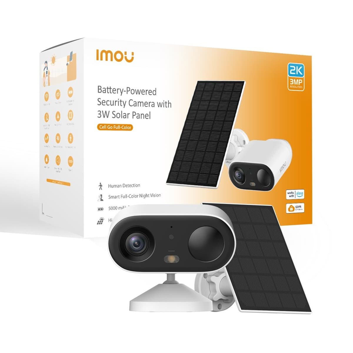 Imou Cell Go Kamera IP Zewnętrzna Full Color Kit
