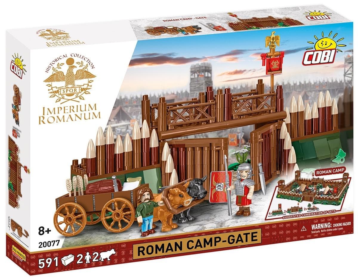 COBI Imperium Romanum Rzymska Brama Obóz Warowny 591 elementów
