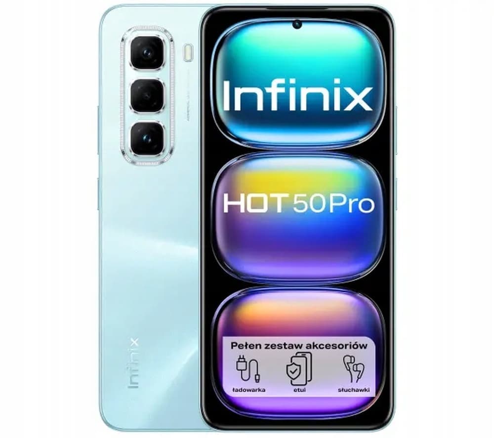 Infinix Hot 50 Pro 8/256 GB Glacier Blue - smartfon