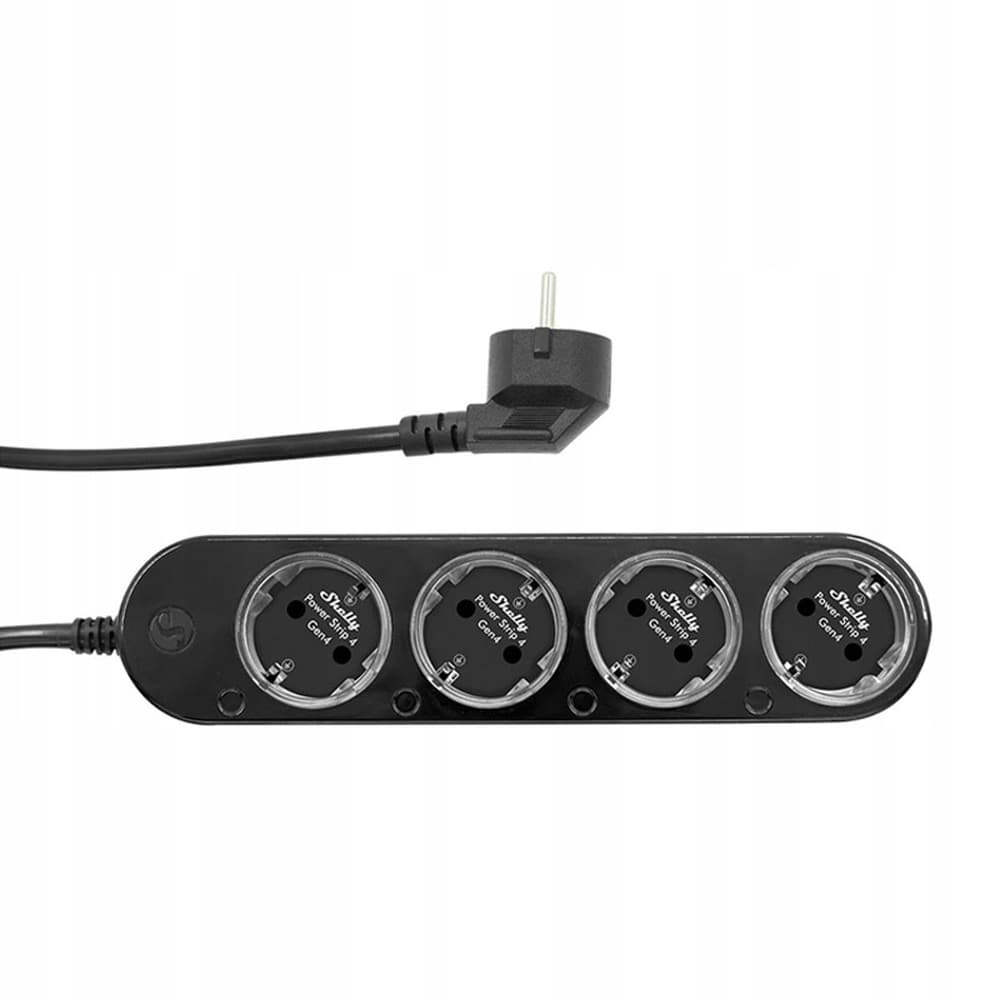 Inteligentna listwa zasilająca Shelly Power Strip 4 Gen4 Black