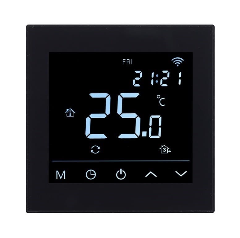 Inteligentny termostat WiFi HC91 - Czarny