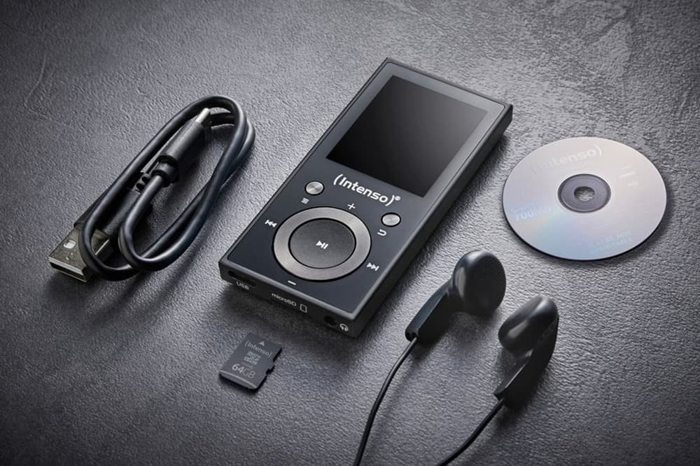 Intenso 3717490 Odtwarzacz MP3/MP4 64 GB Czarny