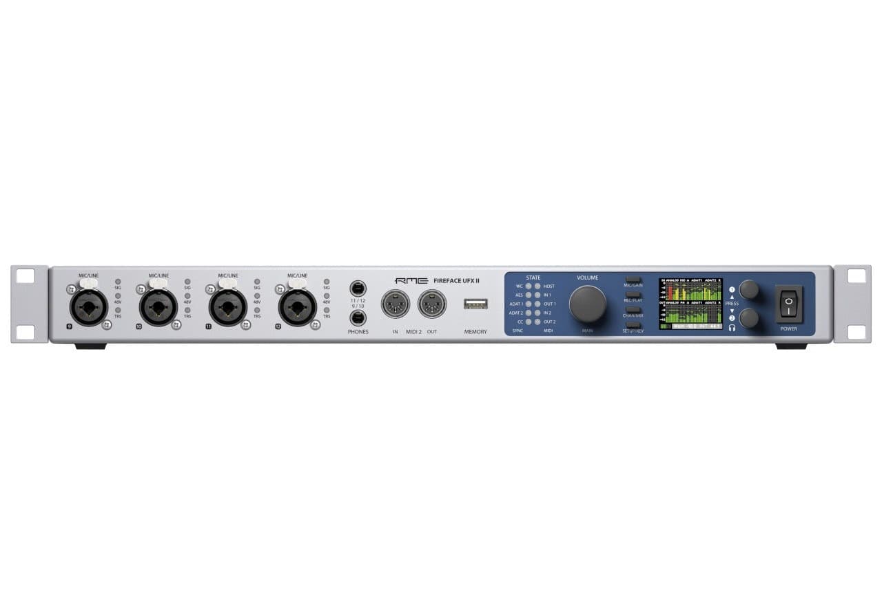 RME Fireface UFX II - Interfejs audio USB 30 wejść / 30 wyjść